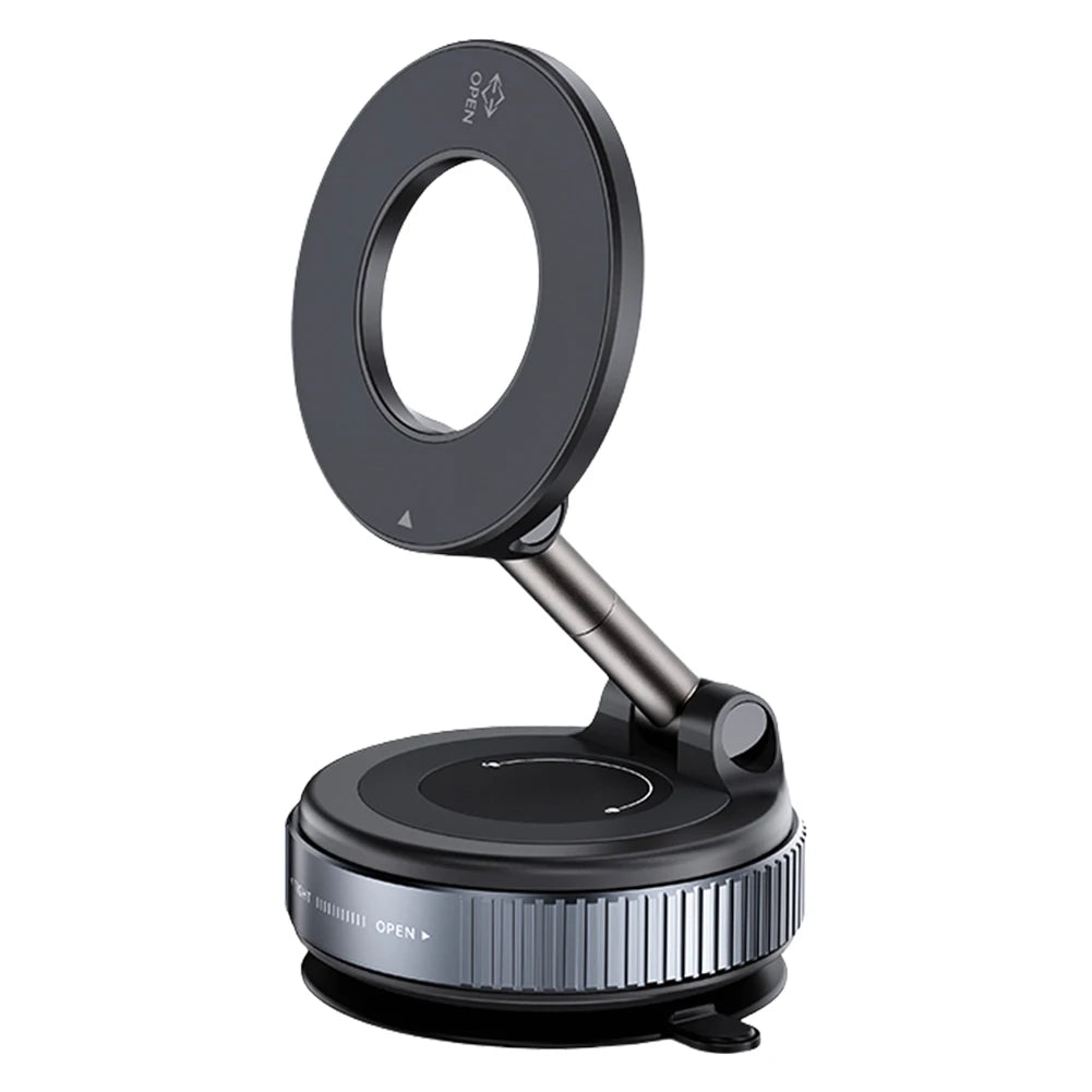 360° Adjustable Vacuum Magnetic Car Phone Holder For Magsafe Magnetic Suction Cup Phone Holder Folding Stand for Car Mirror Gym