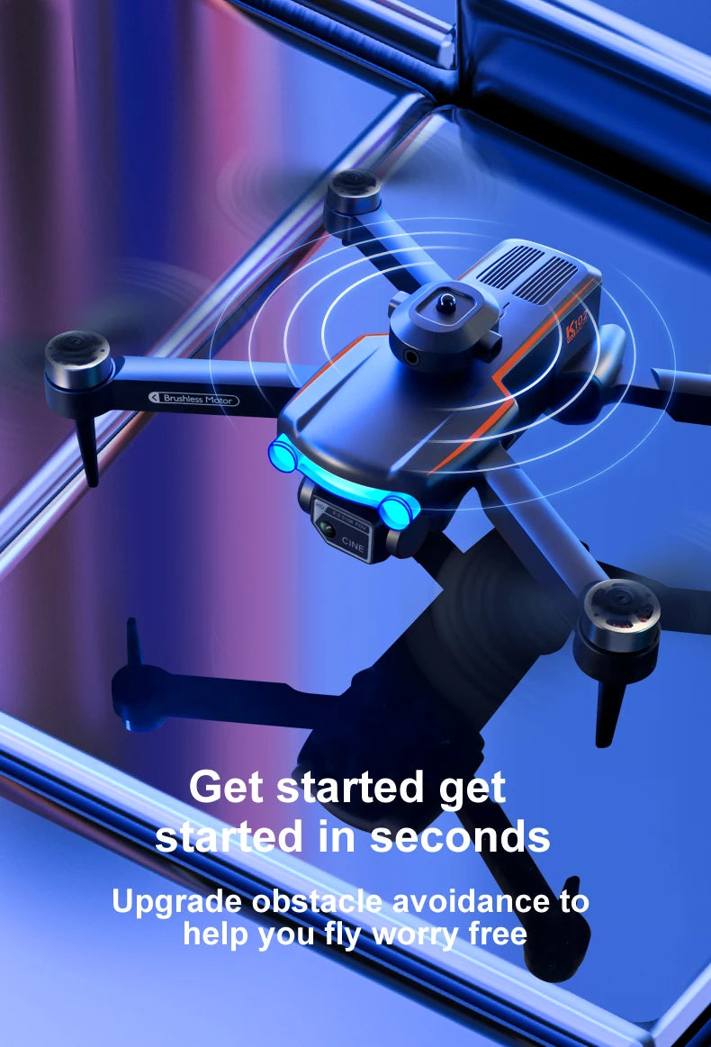 KBDFA K102 Pro Mini Drone 4K HD Camera Optical Flow Drones Aerial Photography Quadcopter Obstacle Avoidance WIFI FPV Dron RC Toy