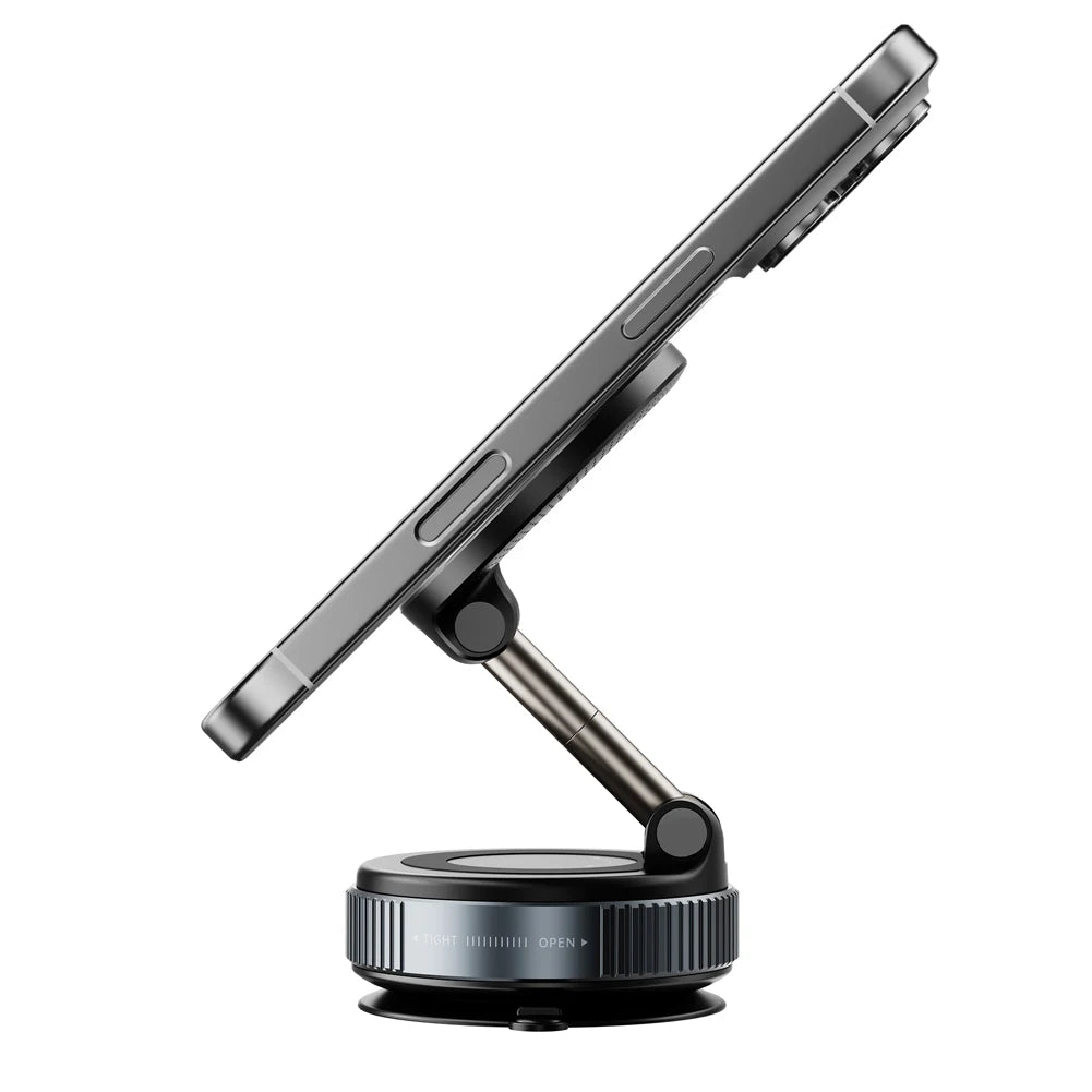 360° Adjustable Vacuum Magnetic Car Phone Holder For Magsafe Magnetic Suction Cup Phone Holder Folding Stand for Car Mirror Gym